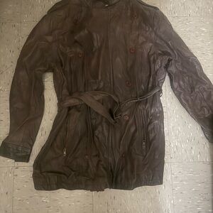 Men's Brown Leather Jacket